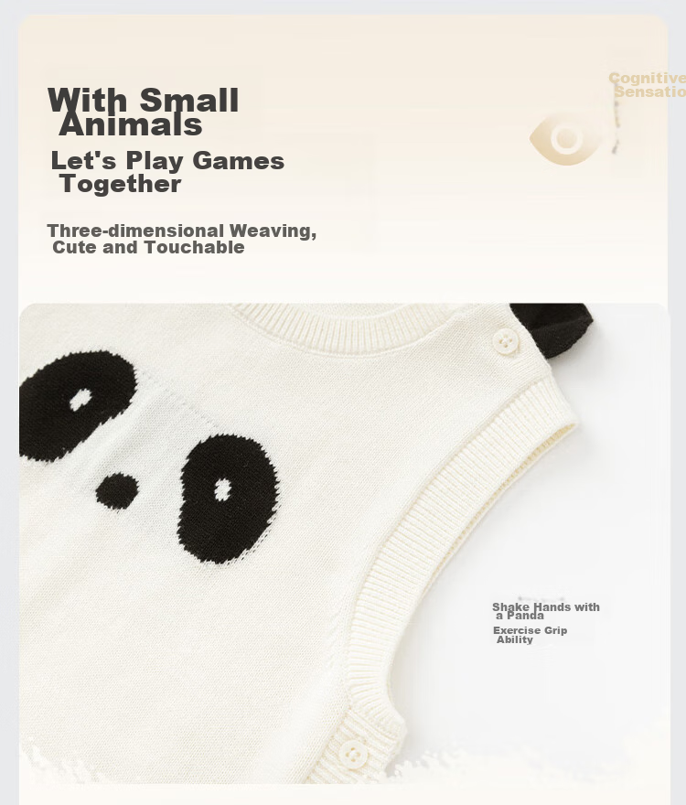 BALABALA Children's Clothing, Boys' Vest, Baby Pure Cotton Sweater, 2025 Autumn New Style Knitted Waistcoat, Cute Inner Wear Top 2