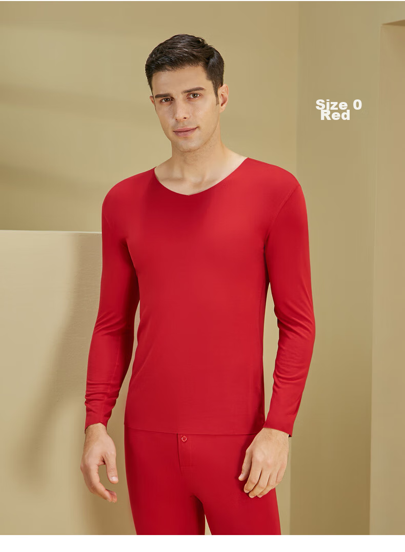 SipianSIPIAN Modal Men's Long-Sleeve Thin Undershirt, Spring And Autumn Seamless Thermal Underwear, Base Layer Shirt, Trendy Top 21