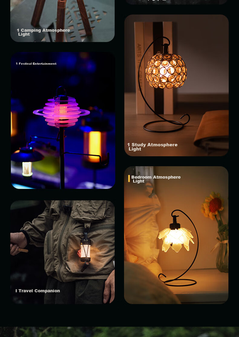 LED LENSER ML4 White Light Camouflage Camping Lantern Ambient Tent Night Light New Limited Edition 9