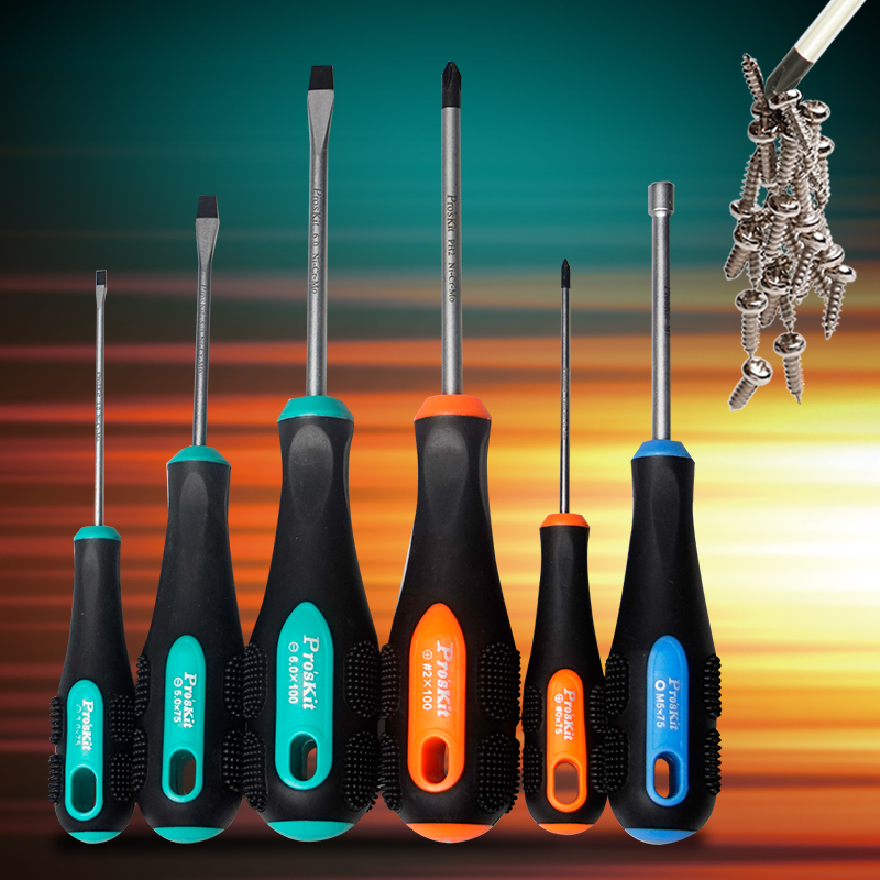 Pro'sKit Electronic and Electrical Repair Tool Set Household Tools Screwdriver Tweezers Soldering Iron Kit (22 Pieces) PK-618H