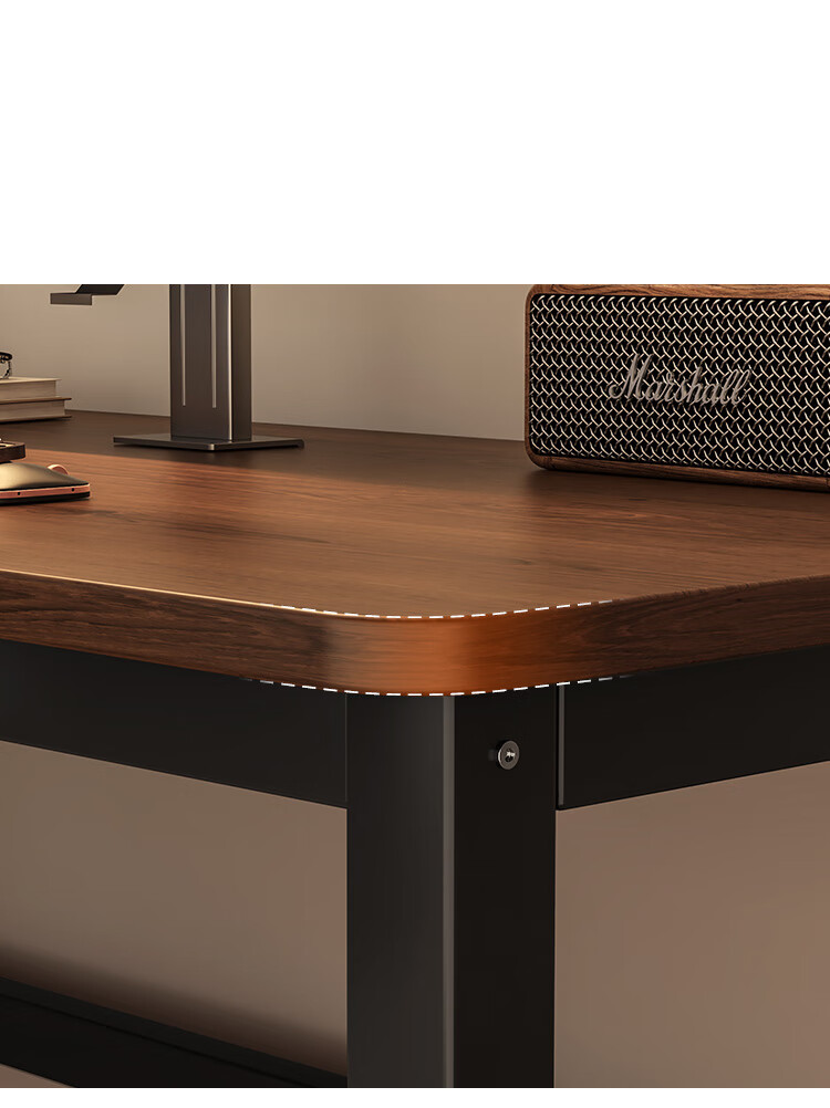 Yupin Computer Desk, Desktop Study Table, Office Training Table, Gaming Long Table BGZ756 Walnut 100 9