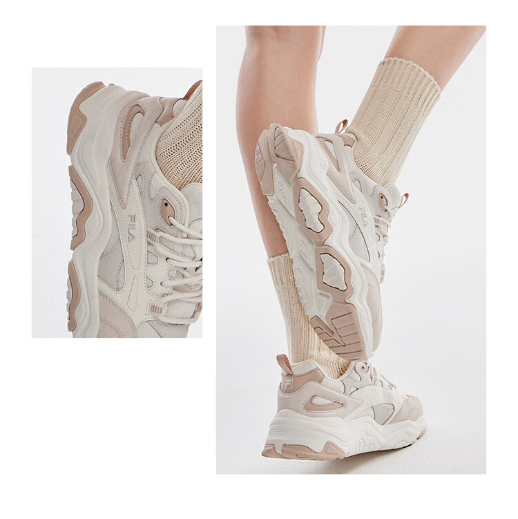FILA Official COLLINA Women's Retro Outdoor Casual Dad Sneakers 23
