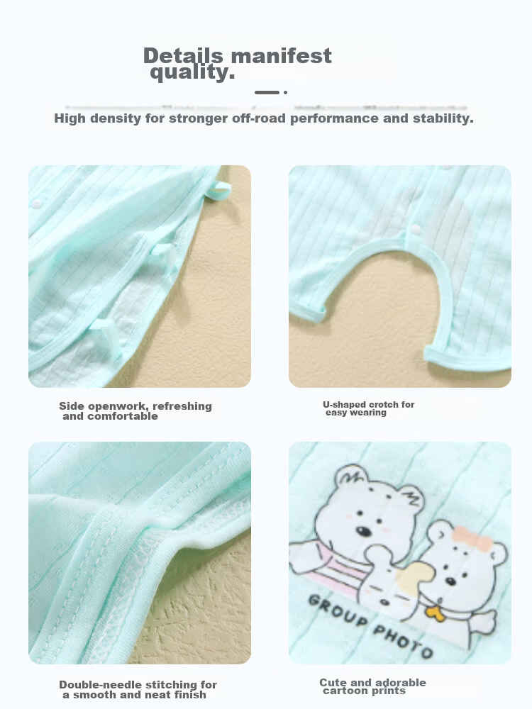 9I9 Baby Sleeping Bag, Summer Thin Pure Cotton, Sleeveless Vest for Infants, Newborn Pajamas, Anti-Kick Blanket, Air Conditioning Room Romper 13