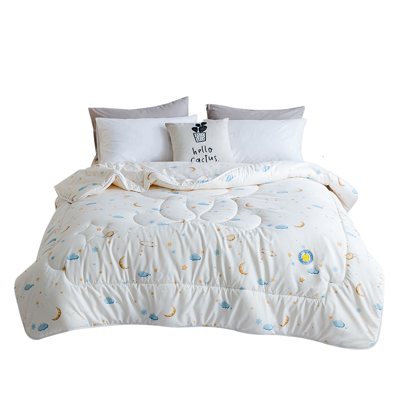 Luolaikids Quilt, Infant Class A Antibacterial Soybean All-Season Comforter, Kindergarten Quilt 120*150