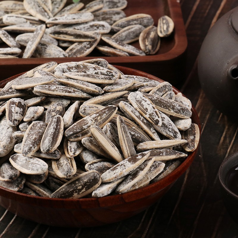 老街口瓜子海盐味500g/袋网红葵花籽新口味坚果大包装休闲零食炒货