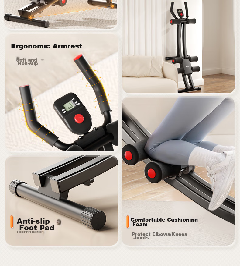 XTEP Abdominal Exercise Machine for Waist Shaping, Home Sit-Ups, Men's And Women's Abdominal Trainer, Indoor Multi-Functional Belly Fat Reduction Fitness Equipment 4