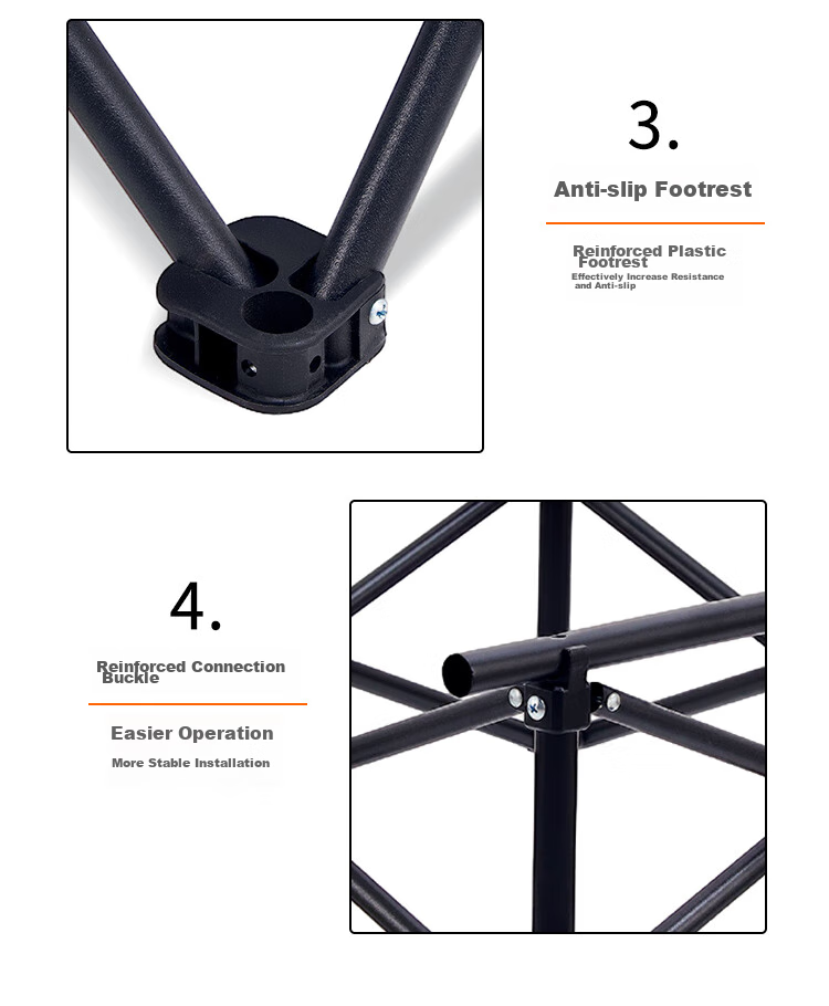 Suncojia Portable Outdoor Folding Table And Chair Set, Camping Egg Roll Table + 2 Chairs, Folding Table And Chair Set 7