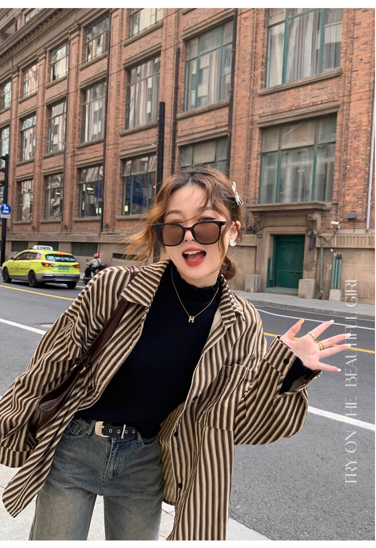 XUEXIMAN Knitted Sweater for Women, 2025 New Style, Solid Color Inner Layer, Semi-Turtleneck Top, Versatile Ruffle Trim Base Layer for Spring And Autum 16