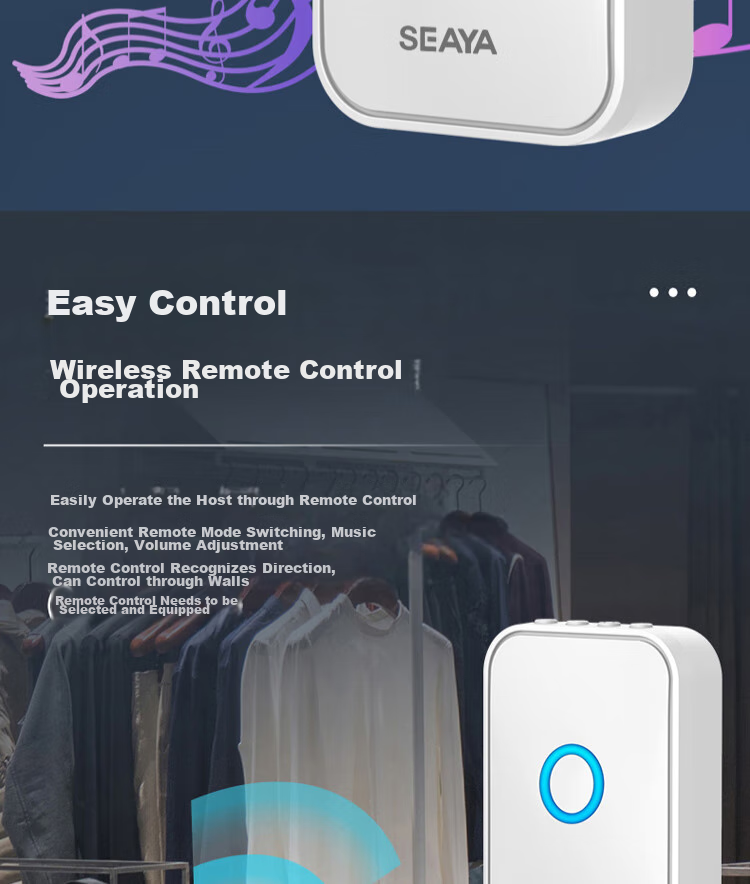 Xiya Welcome Sensor, Wireless Doorbell, Welcome Greeter, Reminder Device, Convenience Store And Supermarket Entrance Announcer 7