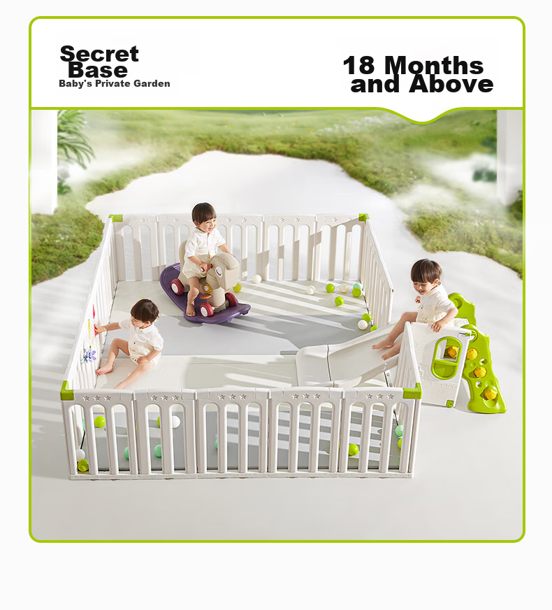 Babycare Fairy Garden Playpen Crawling Mat, Baby Indoor Safety Floor Protection Barrier, 180*200cm 12