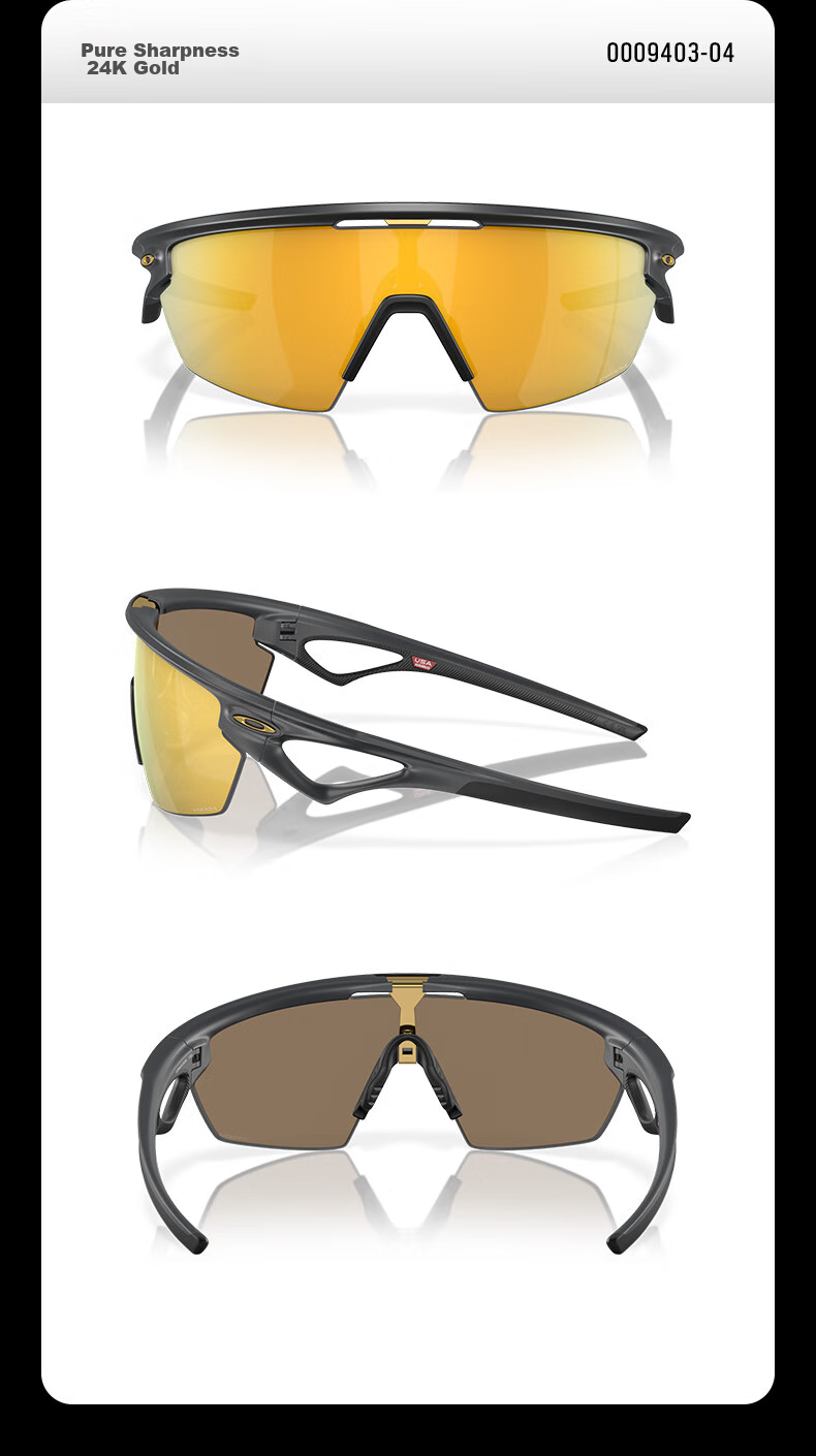 OAKLEY Cycling Glasses SPHAERA Sunglasses for Men And Women, Model 9403 10