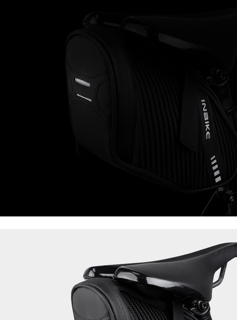 INBIKE Waterproof Bicycle Seat Cover, Tail Bag, Cushion, Mountain Bike, Road Bike, Cycling Bag, Bicycle Saddle Tail Pocket Equipment 7