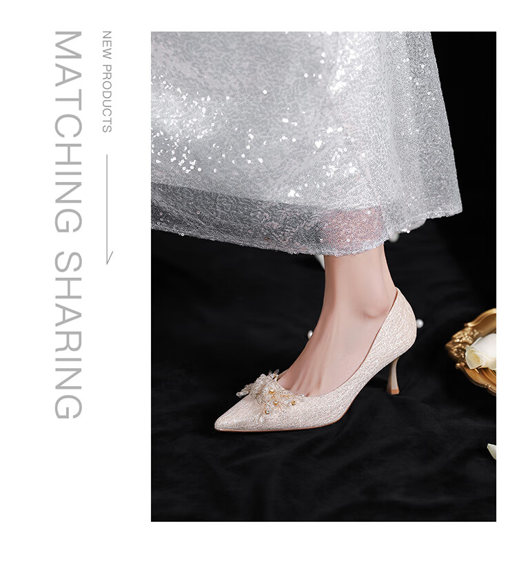 Josiny Red Wedding Shoes for Women, Spring 2026 New Season High Heels, Bridal Engagement Shoes, French Style Pumps, Xiuhe Wedding Dress Red, Size 36 11