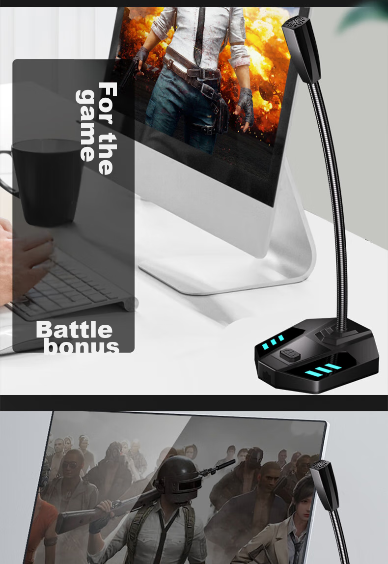 SAST OK-63 Computer Microphone, Desktop And Laptop Gaming Voice, Desktop Conference, Condenser, Live Streaming Host, PUBG, Version 3.5 10