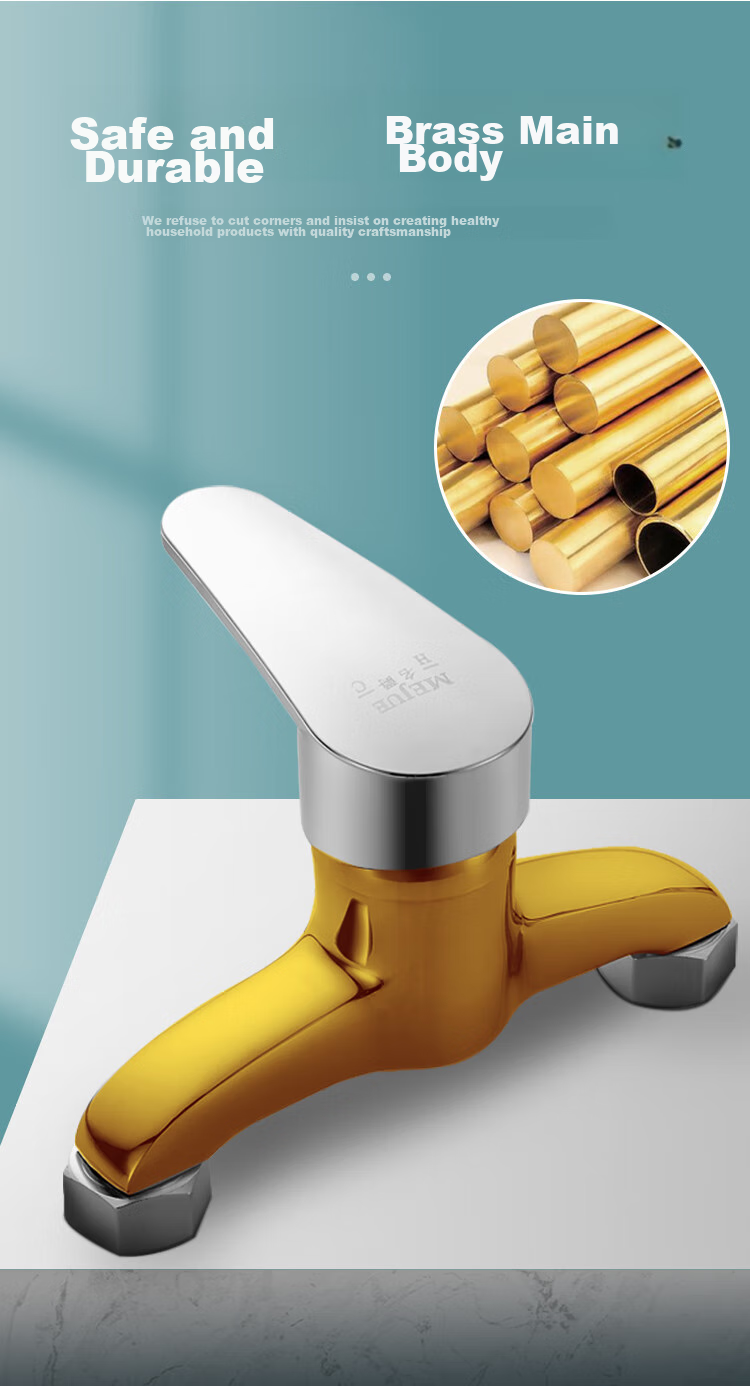 MEJUE Hot And Cold Water Faucet Shower Head Brass Body Thickened Bathroom Mixer Valve Concealed Installation Z-013092 2