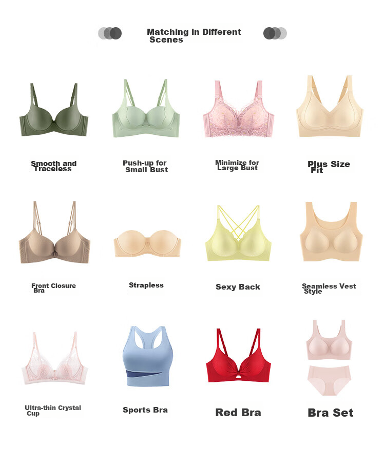 Moonbadi Women's Maternity Nursing Bra, Convenient Front Closure, Lift And Gather, Anti-Sagging, Side Support Brassiere 16