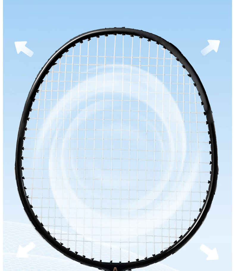 Deli & Angenite Integrated Durable Badminton Racket Set for Youth And Adults Training And Competition, Super Package - Lingshou 3