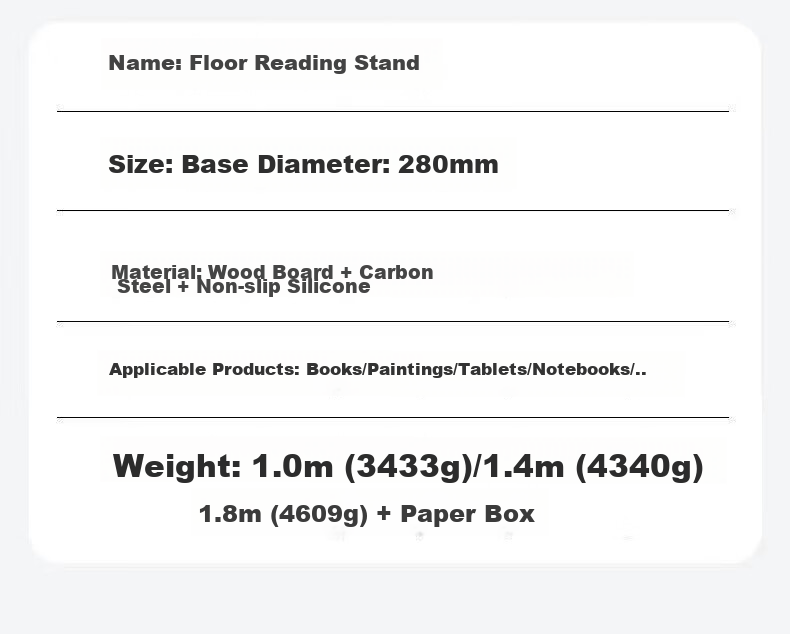 Maneryuepu High-End Solid Wood Music Stand, Adjustable Height Sheet Music Rack for Instruments 2