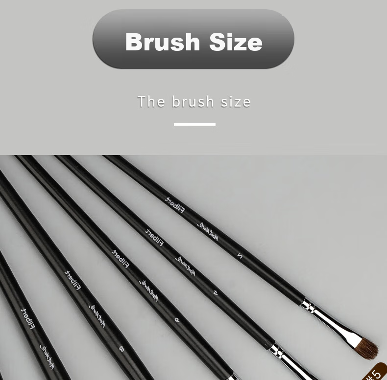 Mont Marte 6-Piece Oil Painting Brush Set, Acrylic Paint Brushes, Watercolor Brushes, Art Pig Bristle Nylon Painting Brushes, Children's Line Drawing Brushes, Flat Brush And Brush Set BMHS1002 13