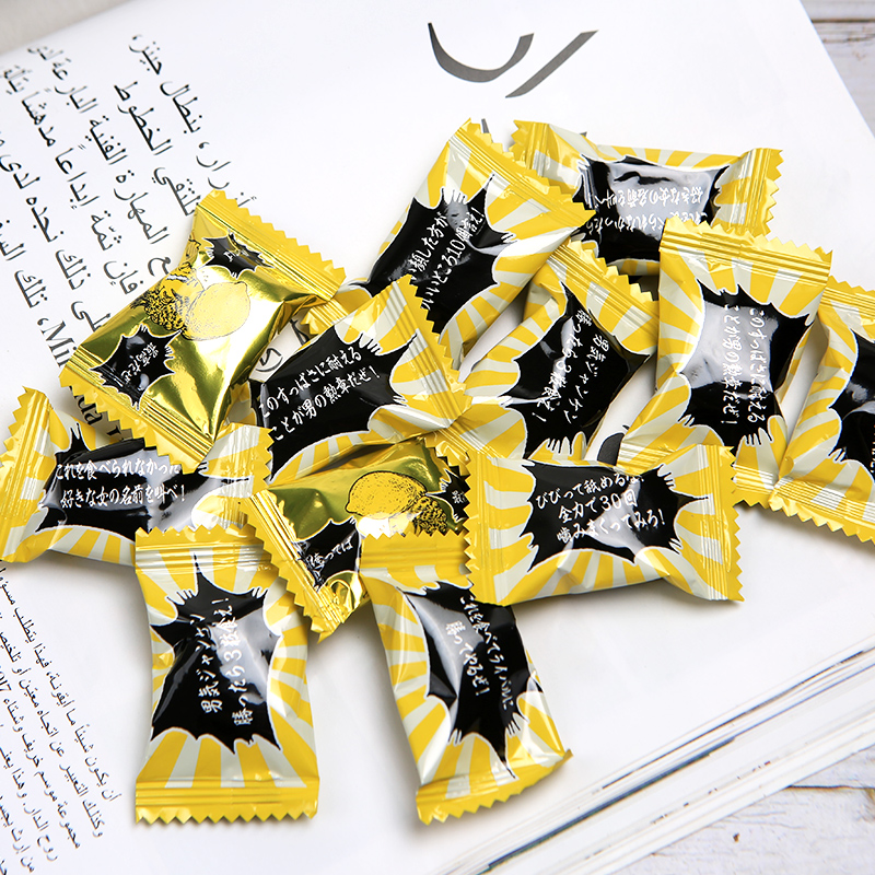 RIBON早乙女柠檬酸糖58g糖果日本进口儿童水果糖休闲零食软糖结婚喜糖