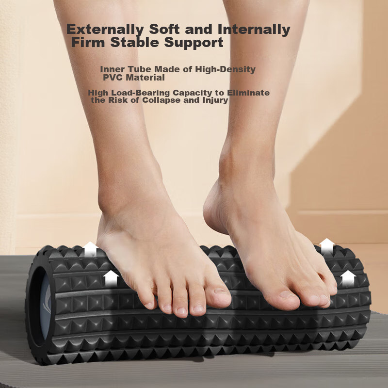 李宁（LI-NING）泡沫轴滚轴放松肌肉健身狼牙棒筋膜棒按摩器材瑜伽柱背腿部滚轮筒