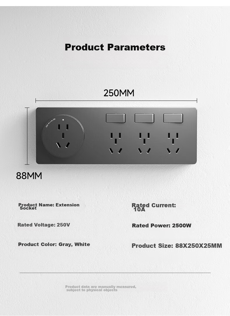 Aokesi Wireless Switch, No Wiring Required, Dual Control, Smart Remote Control, Adhesive Panel for Home Use, Parent-Child Panel Light Controller, Glass White Two-Way Switch + 1 Adhesive Panel 16