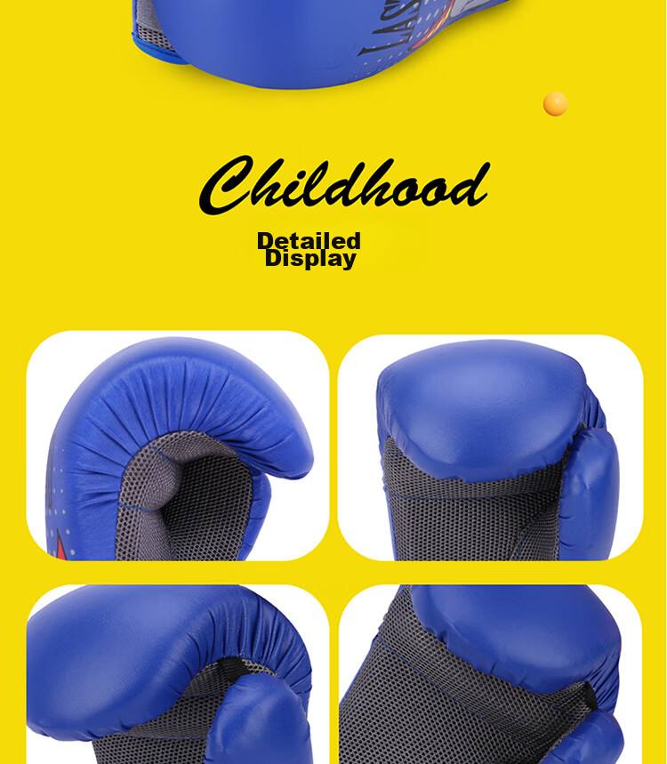 LASTSTAND Boxing Gloves for Children, Professional Sanda And Muay Thai Breathable Protective Training Competition Punching Bag Gloves, Ultraman Gree 18