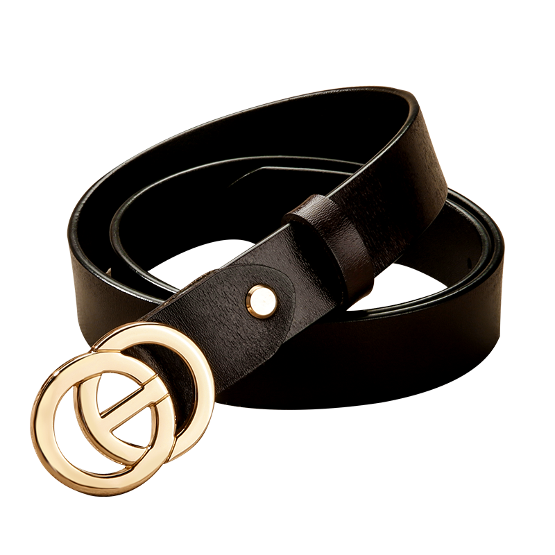 CARTELO Ladies' Leather Belt, Decorative Thin Strap, Fashionable Casual Versatile Gift for Girlfriend