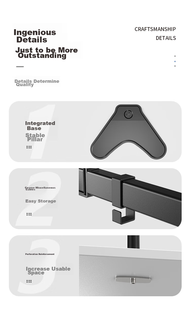 ATSCORE Dual Monitor Stand, Computer Stand without Drilling, Height Adjustable Stand, Monitor Riser, Screen Support, Left And Right Dual Screens, 15-30 Inches 9
