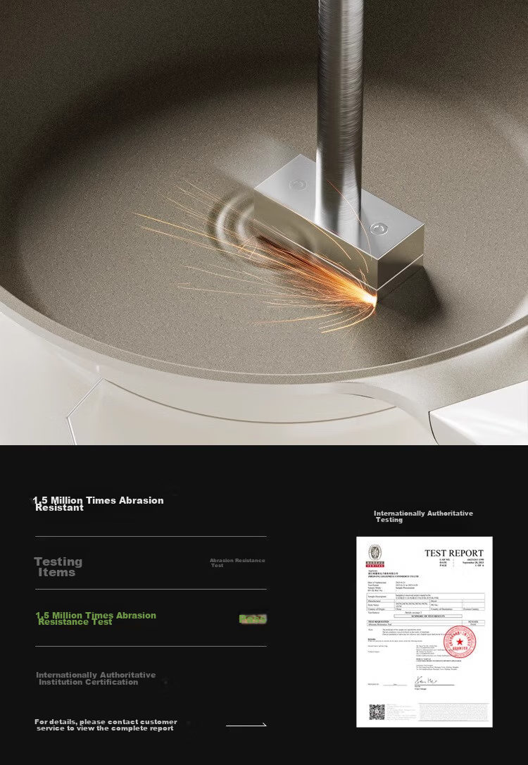 Red Kitchen Titanium Non-Stick Ceramic Frying Pan for Home Use, 26cm, Suitable for Eggs And Steak, Compatible with Induction And Gas Stoves 12