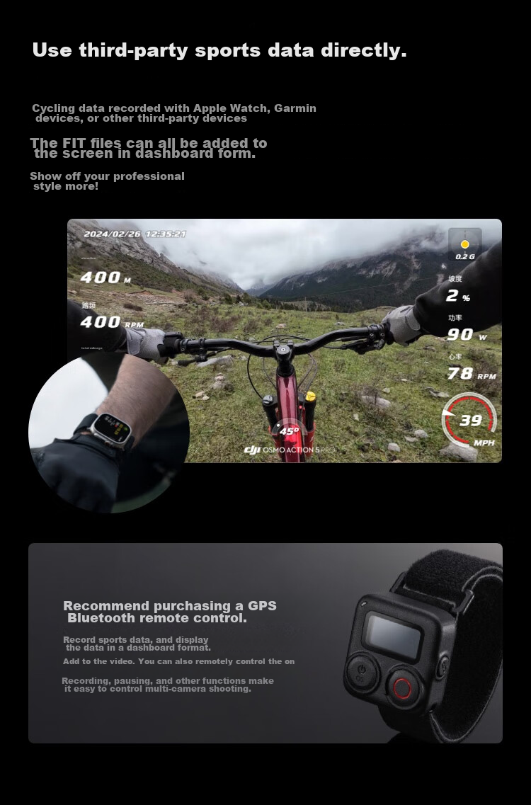 DJI Osmo Action 5 Pro, Ultra-Flagship Image Quality Action Camera, Outdoor Motorcycle Riding Diving Vlog Camera, Portable Travel Photography Camera 16