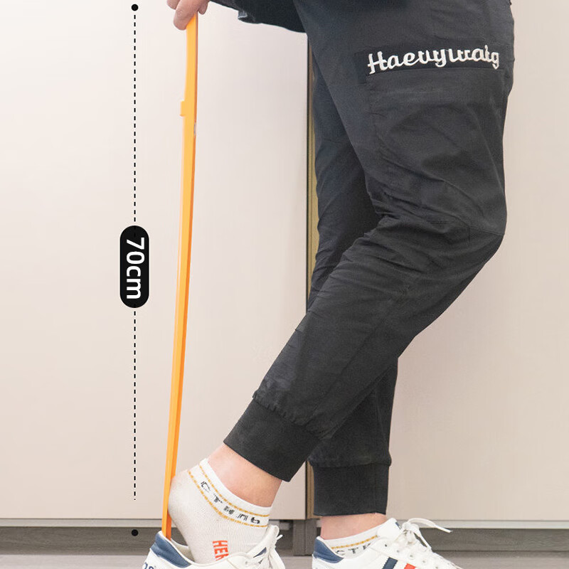 Baoshi Shoe Lifter with Long Handle, Solid Wood, Extended 70cm, No Bending Required, Shoe-Inserting Tool for Children, Elderly And Pregnant Women, Home Use