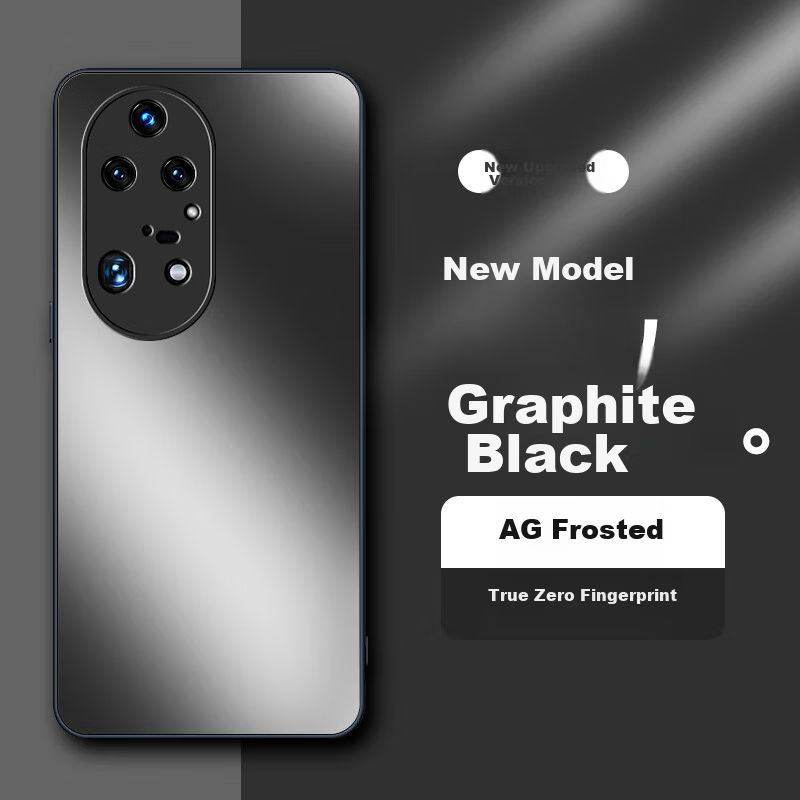 Чехол HotFire AG Frosted для Huawei P50 Pro, противоударный, анти-отпечатки, графитовый черный