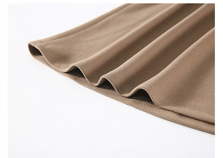 Dme A-Line Skirt, Winter Commute Mid-High Waist Solid Color A-Line Skirt Casual Midi Skirt, Black, M 13