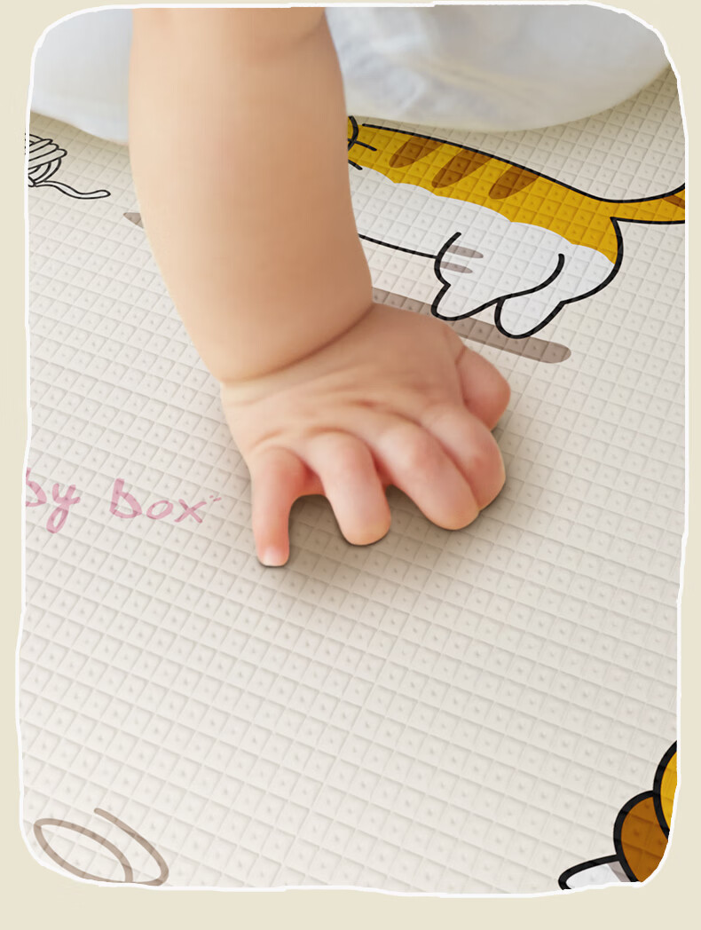 Beiboshi Babybox Cat Paw XPE Crawling Mat Double-Sided Home Floor Mat PX29A 6
