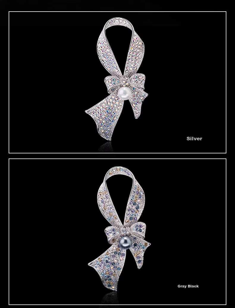 Eternelle French Elegant And Timeless Brooch, Fashionable Versatile Corsage Accessory Lapel Pin Birthday Gift 9