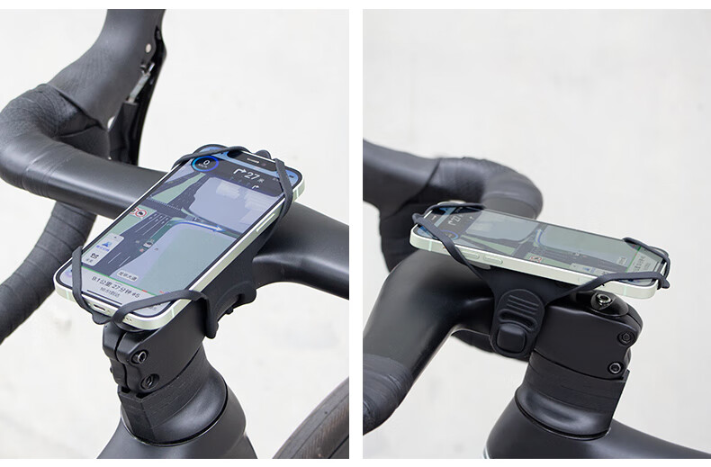 GUB Cycling Phone Mount, Silicone Handlebar Clamp, Stable And Shockproof Strap Holder for Road Bikes, Mountain Bikes, Motorcycles And Electric Bikes 12