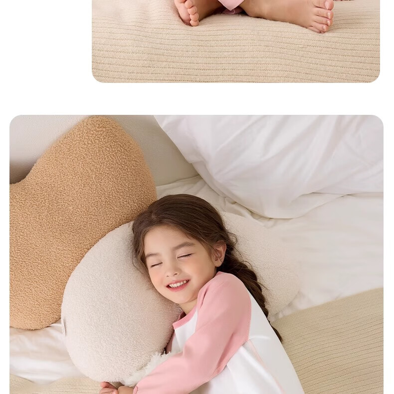 Niduoxiong Winter Baby High-Waist Waist Protection Underwear Set, Children's Pajamas, Infant Cotton Breathable Sleepwear, Warm Underwear for Autumn And Winter 23