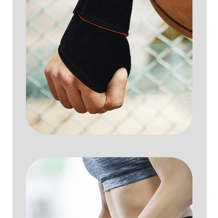 GINGPAI SPORT Compression Wrist Support Brace for Sprains in Women, Tennis Elbow Band, Sports Volleyball Badminton Wrist Guard, Pain Relief Warm Bandage for Strains And Sprains, Orange, One Pair 25