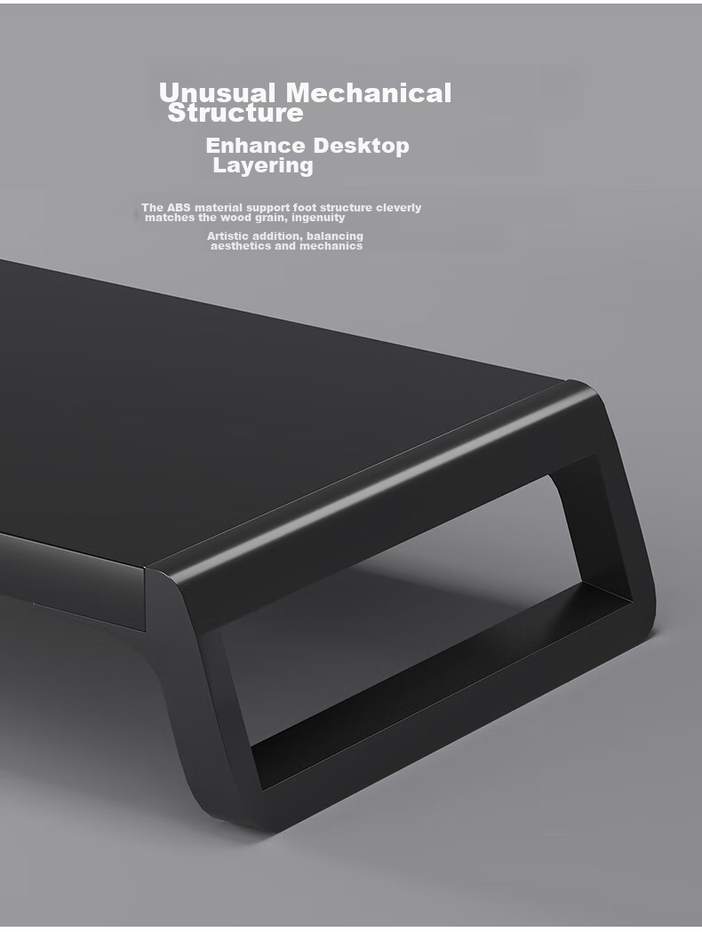 Shanshanmuyi Computer Monitor Riser Stand, Display Support Bracket, Height-Increasing Base, Desktop Organizer Shelf, Office Desk Storage Rack 5