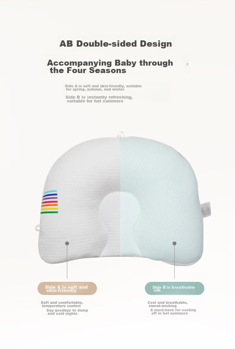 Bebebus Infant Shaping Pillow for 0-6 Months, Round Head Correction, Baby Pillow for 0-1 Year Old, Shaping Pillow, Breathable And Antibacterial Model 10