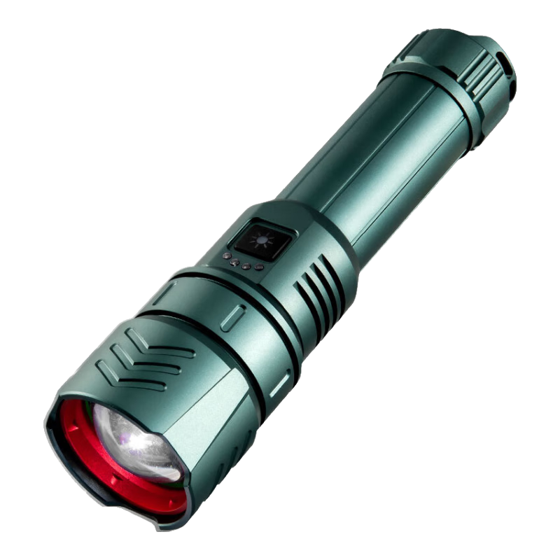 SkyFire High-Intensity Flashlight, Canglong Ultra-Bright Long-Range Compact Zoomable Outdoor Survival Military Long-Lasting Rechargeable Special Editio