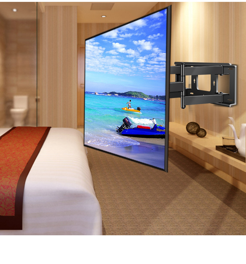 HILLPORT Conference Flat Panel TV Mount Telescopic Rotating Embedded TV Wall Bracket for JAV Hisense Huawei MAXHUB All-in-One Teaching Machine Commercial Display 65/75/90 Inch DY999S 15