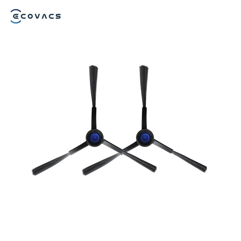 ECOVACS Accessories Single-Sided Brush 2 Pieces - Black (For X2S And X5 Series Models Only) [Accessories]