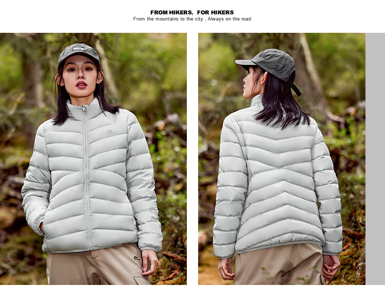 Pioneer Camp Zhuque Women's Three-In Goose down Jacket, Autumn And Winter Waterproof And Stain-Resistant Women's Jacket, Lightweight Down Coat 12