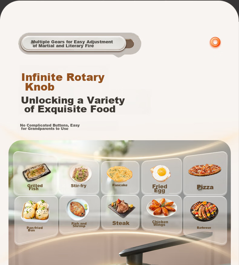 Royalstar Electric Griddle, Household Single-Sided Breakfast Maker, Electric Frying Pan, Pancake Griddle, Multifunctional Pot, Electric Griddle with Increased Depth of 40MM, Upgraded Titanium Coating, RSD-BF628 (T) 10