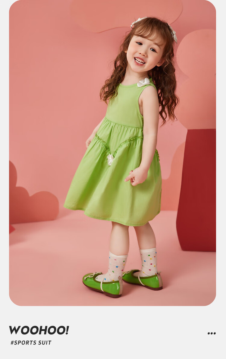 ASK JUNIOR Girls' Summer Dress, Children's One-Piece Dress, Toddler Fresh Spaghetti Strap Dress, Vacation Princess Dress 9