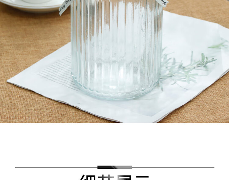 Jidukongjian Glass Vase, Flower Arrangement Vase, Green Plant Hydroponic Ecological Bottle, Flower Pot, Decorative Ornament 2