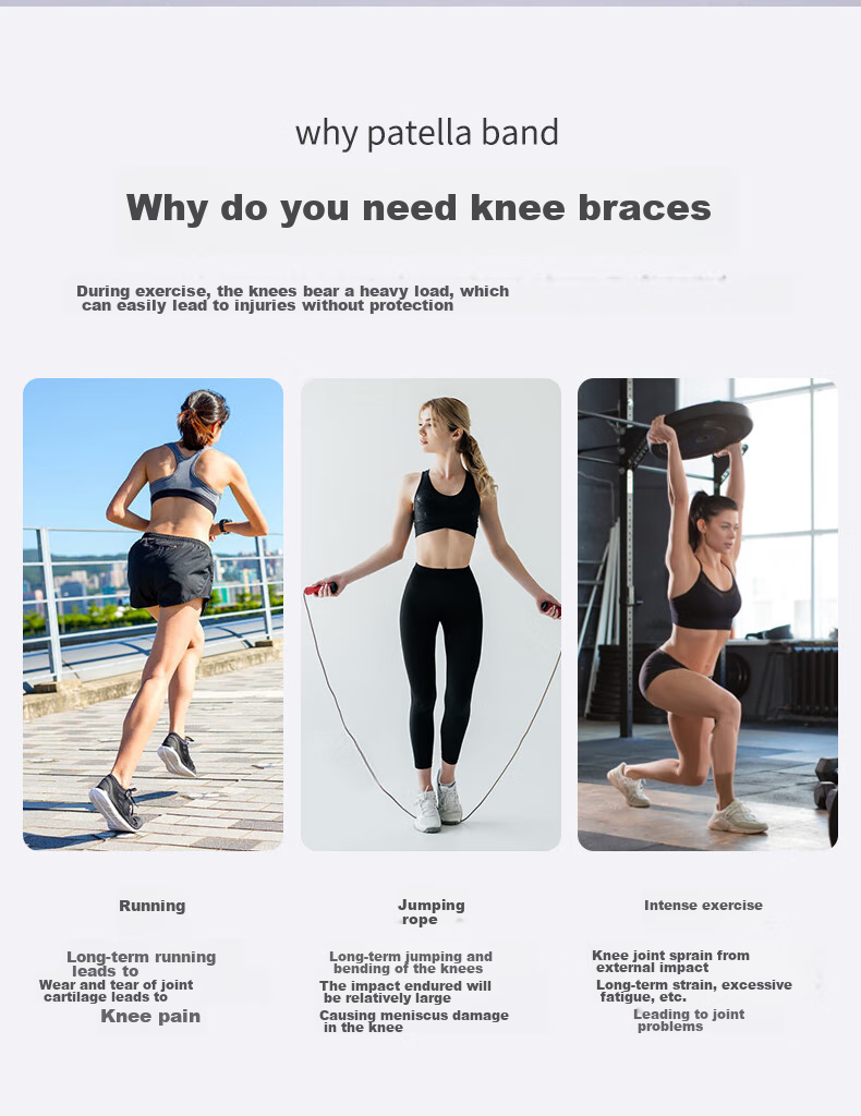 NAILEKESI Knee Brace for Hiking, Patellar Strap, Professional-Grade Climbing, Women's Special Sports Knee Protector, Badminton Running Knee Support for Me 2