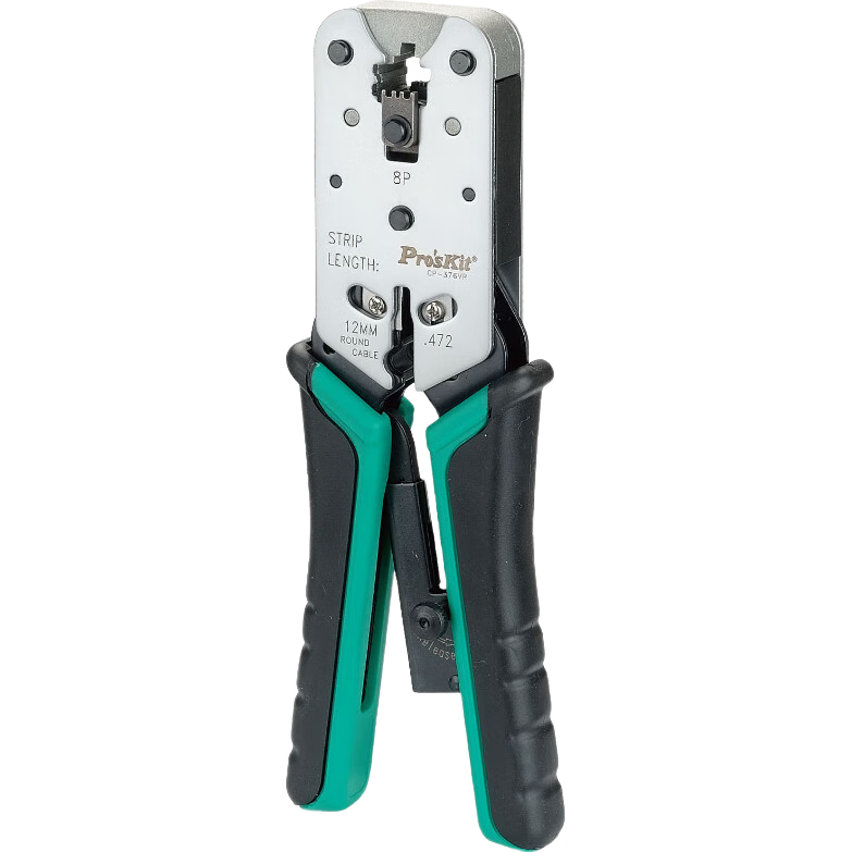 Pro'sKit CP-376VR 8P Zinc-Aluminum Alloy Network Vertical Crimping Pliers, Network Crimping Pliers, Cable Crimping Pliers